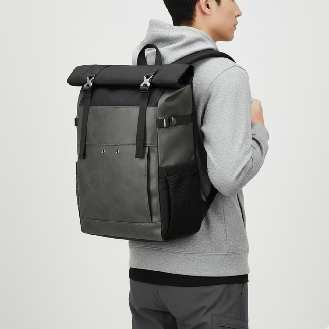 Nordspur | Rolltop-Rucksack mit großem Fassungsvermögen