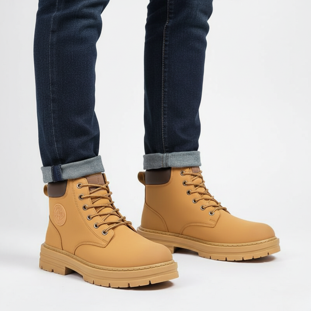 Schuhe mit rutschfester Sohle & Knöchelpolster – NordTrail Boots aus PU für Outdoor