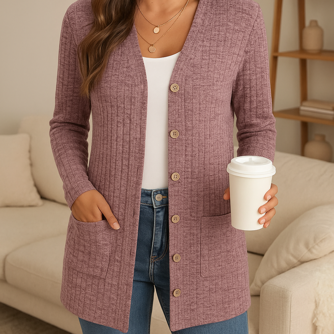 Nordspur | Strickschicht in Blush-Rosa