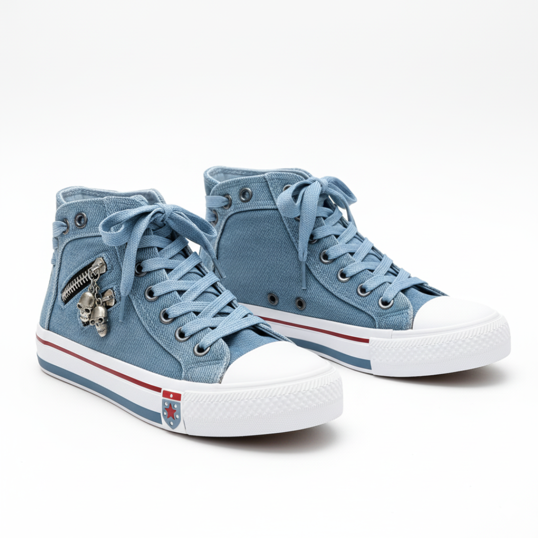 Nordspur | Denim Rebel Hohe Sneakers
