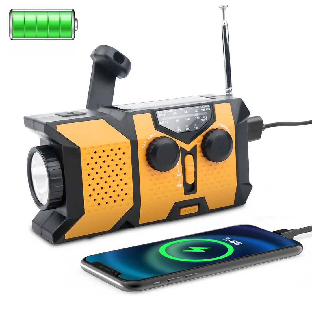 Nordspur | RescueLume Tragbares Kurbelradio