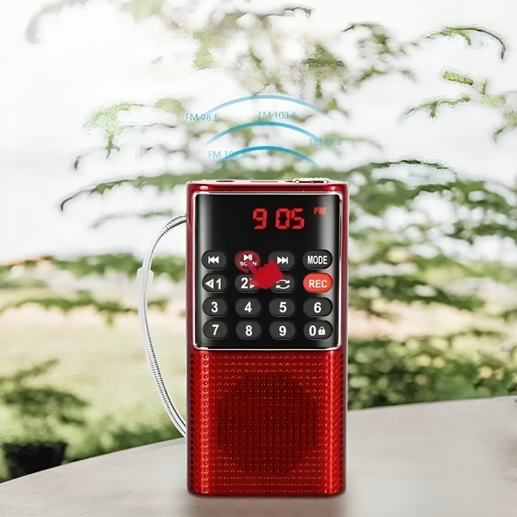 Nordspur | TrekTone Kompakt tragbares Radiogerät mit MP3-Player