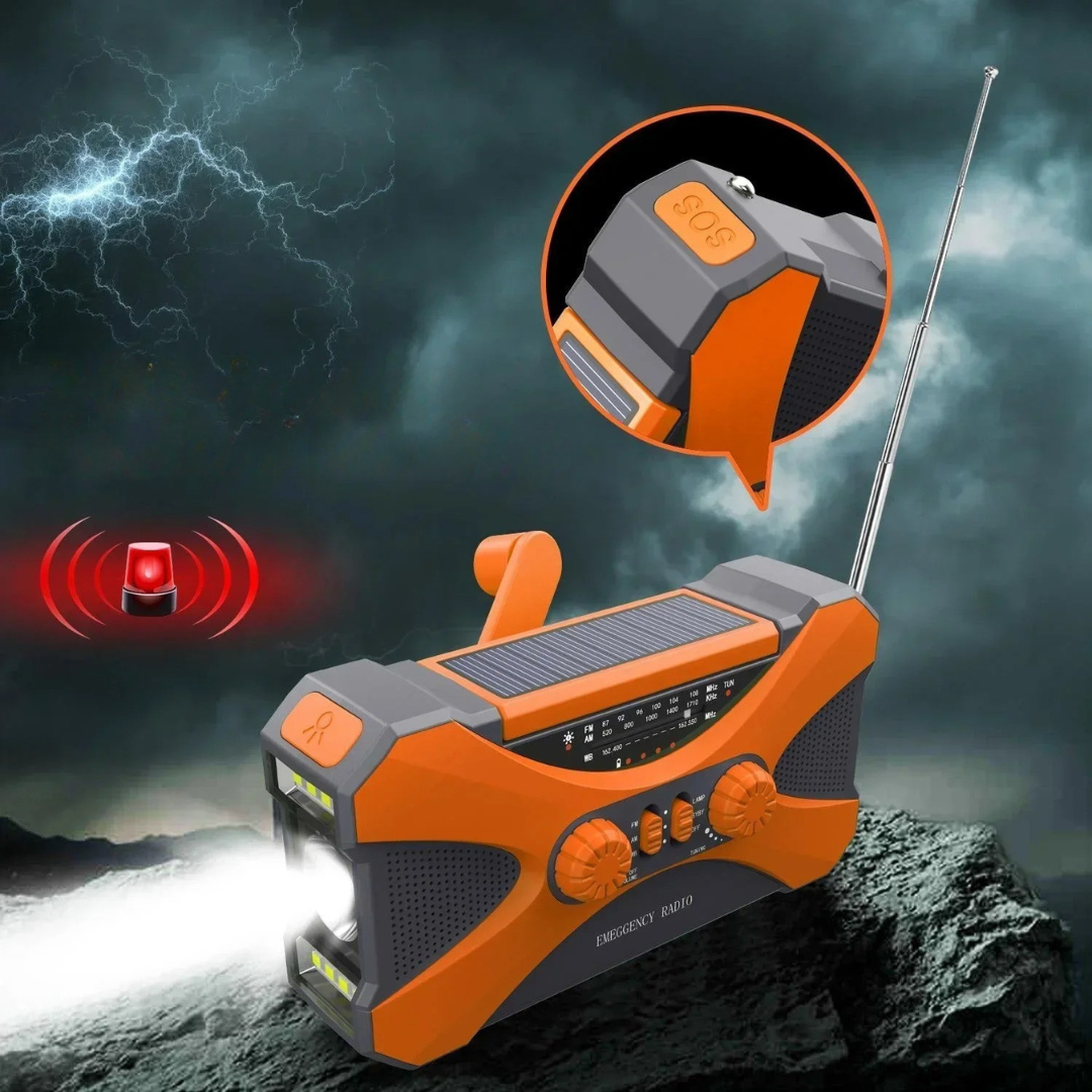 Nordspur | Solivox Solar-Kurbel-Notfallradio