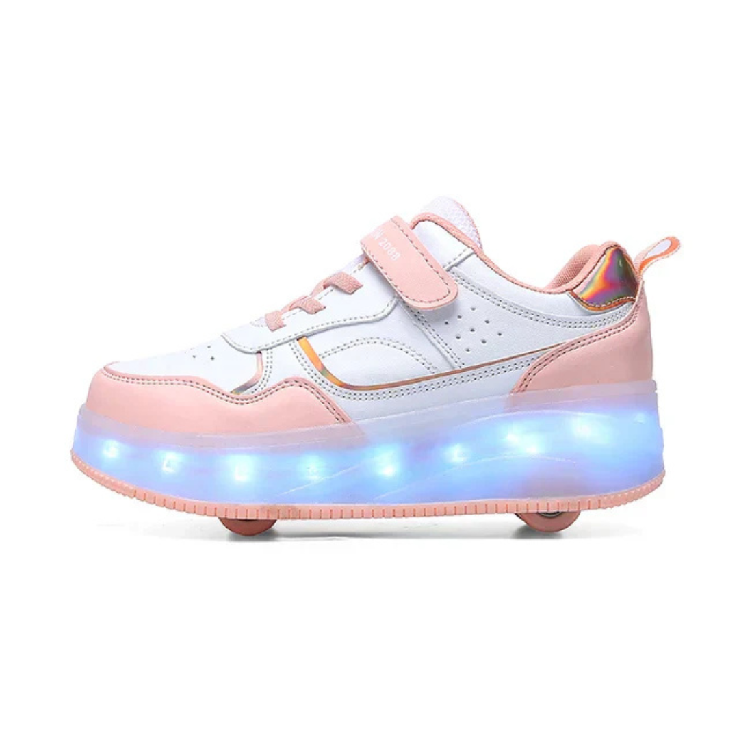 Orthopädische Kinderschuhe mit LED & Rollenfunktion – LuminoStep Skates