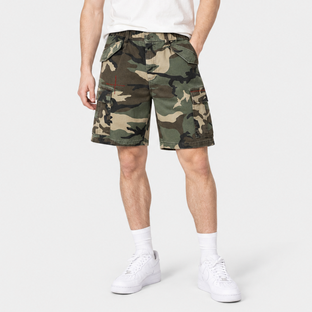 Nordspur | Camovect Herren Cargo-Shorts in Knielänge
