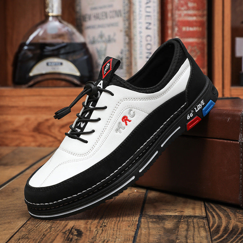 Casual Business Schuhe für Herren aus wasserfestem und fleckenresistentem Leder mit weicher Sohle für erhöhten Komfort