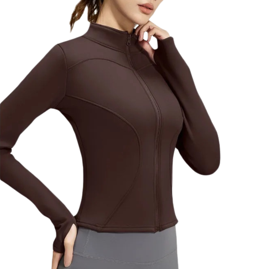 Nordspur | Thermiqurv Slim-Fit Jacke mit durchgehendem Reißverschluss