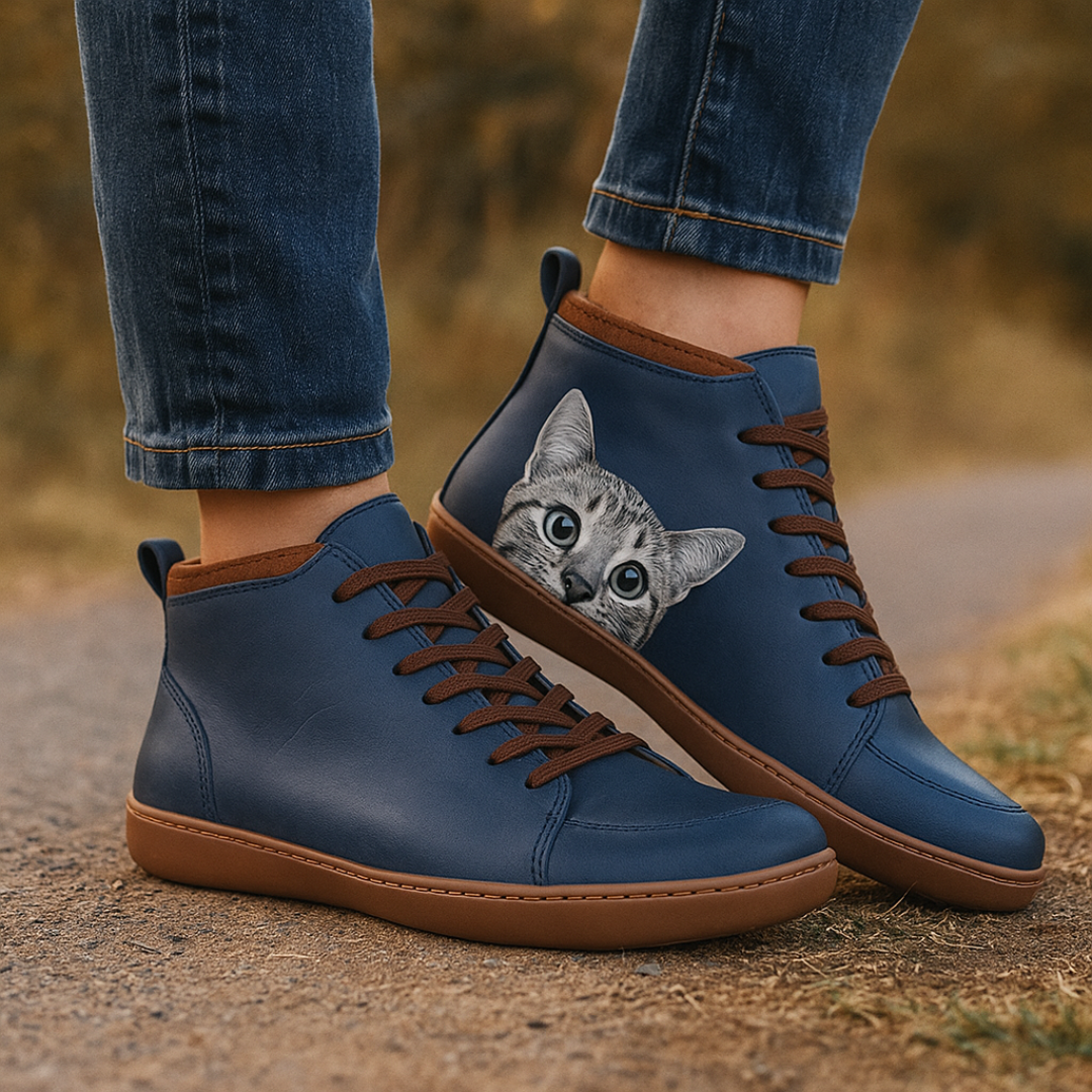 Schuhe Leder warm & stylisch – CatLovers Ankle Boots