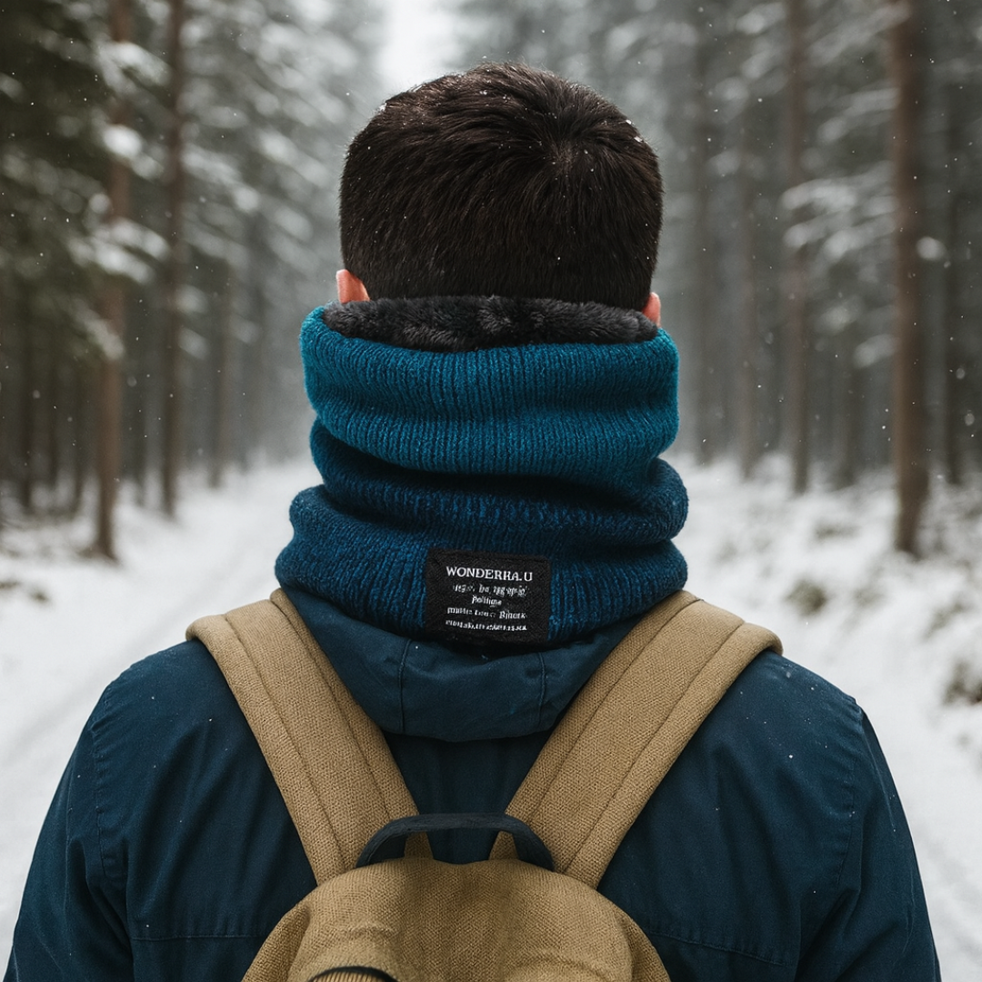 Halswärmer Strick mit Fleece-Innenfutter – WinterKnit