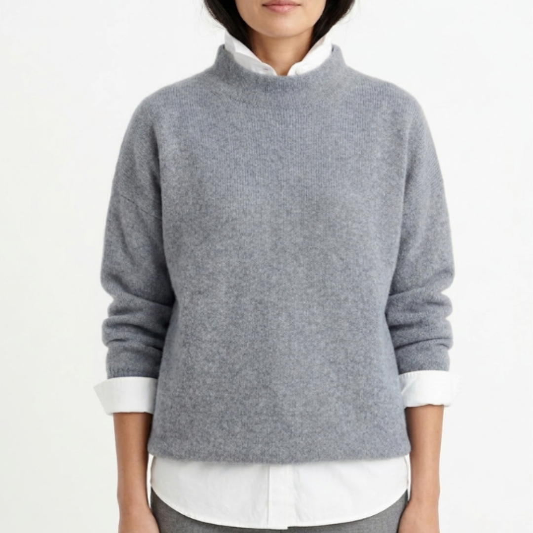 Polyester Pullover Damen mit lockerer Passform – Jolanda Knit