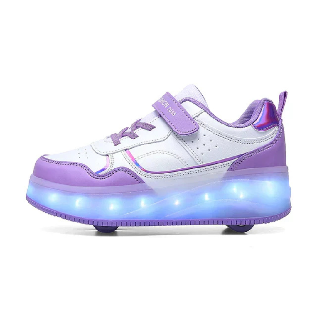 Orthopädische Kinderschuhe mit LED & Rollenfunktion – LuminoStep Skates