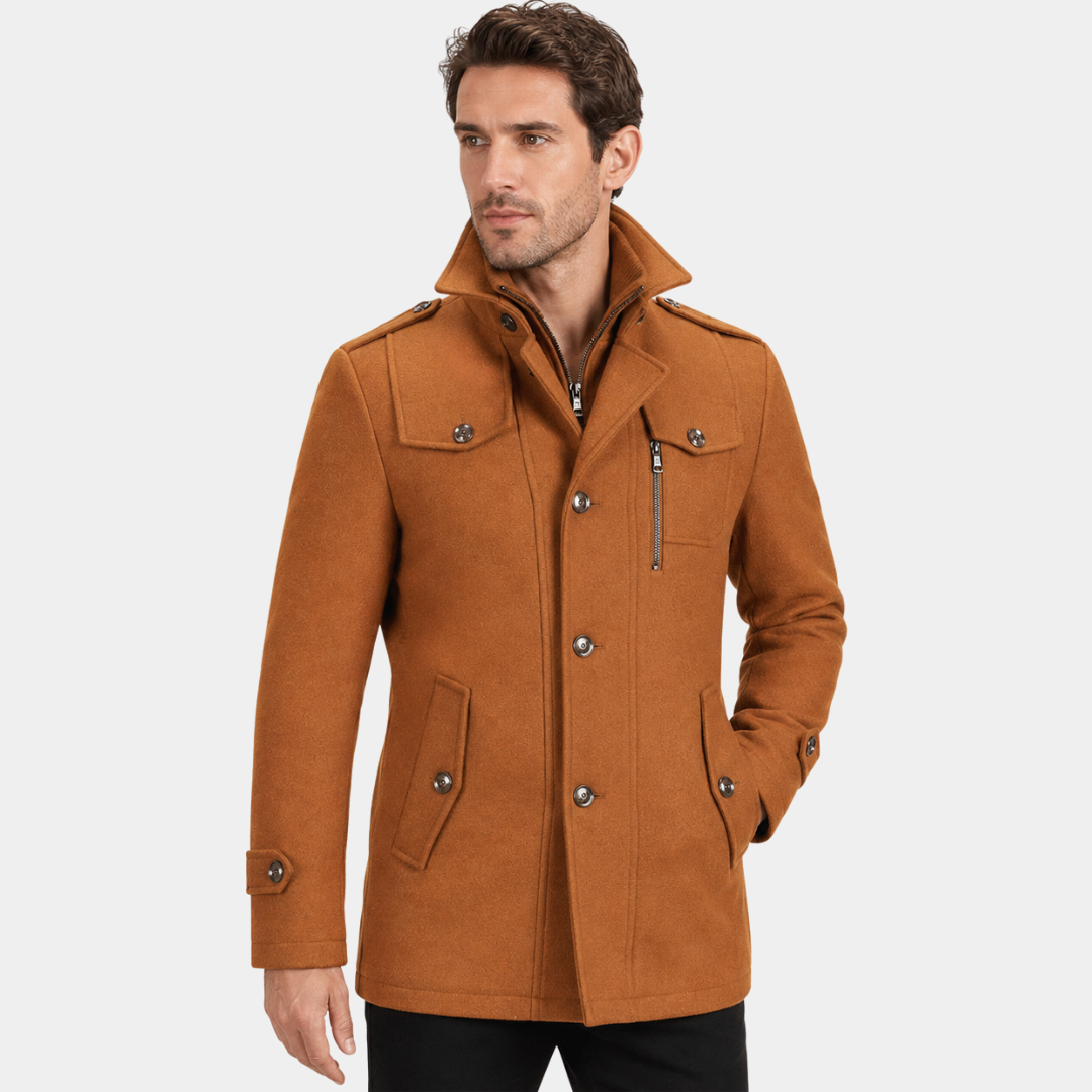Winterjacke Herren mit Stehkragen & Eleganter Passform – NordSpur München Coat