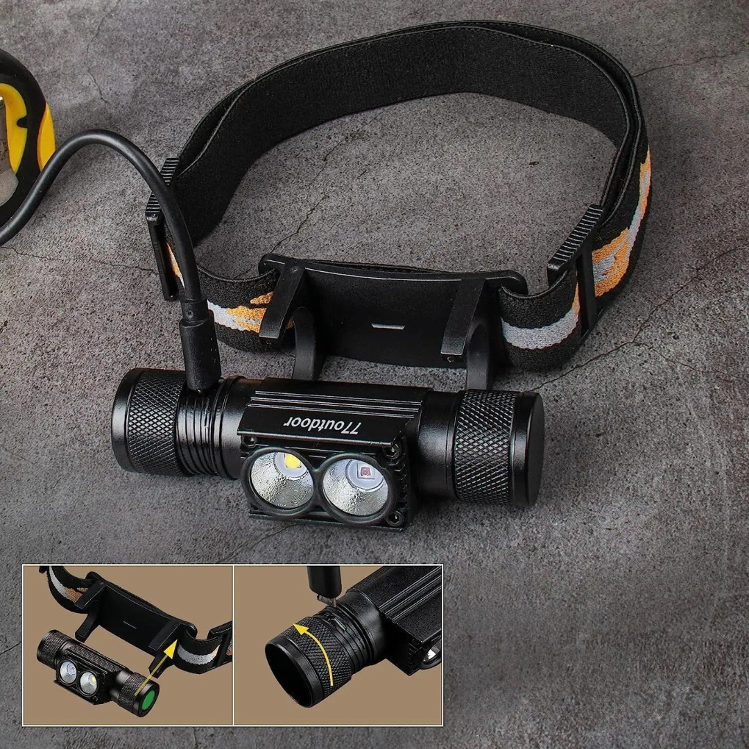 Nordspur | Vigilaro Aufladbare LED-Stirnlampe