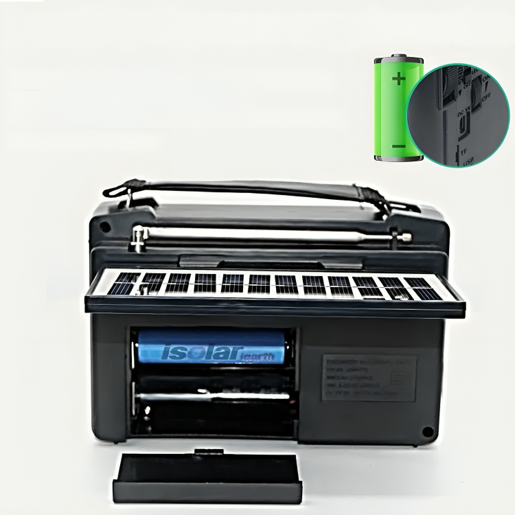 Nordspur | Solaraudio Tragbares Solarnotfallradio