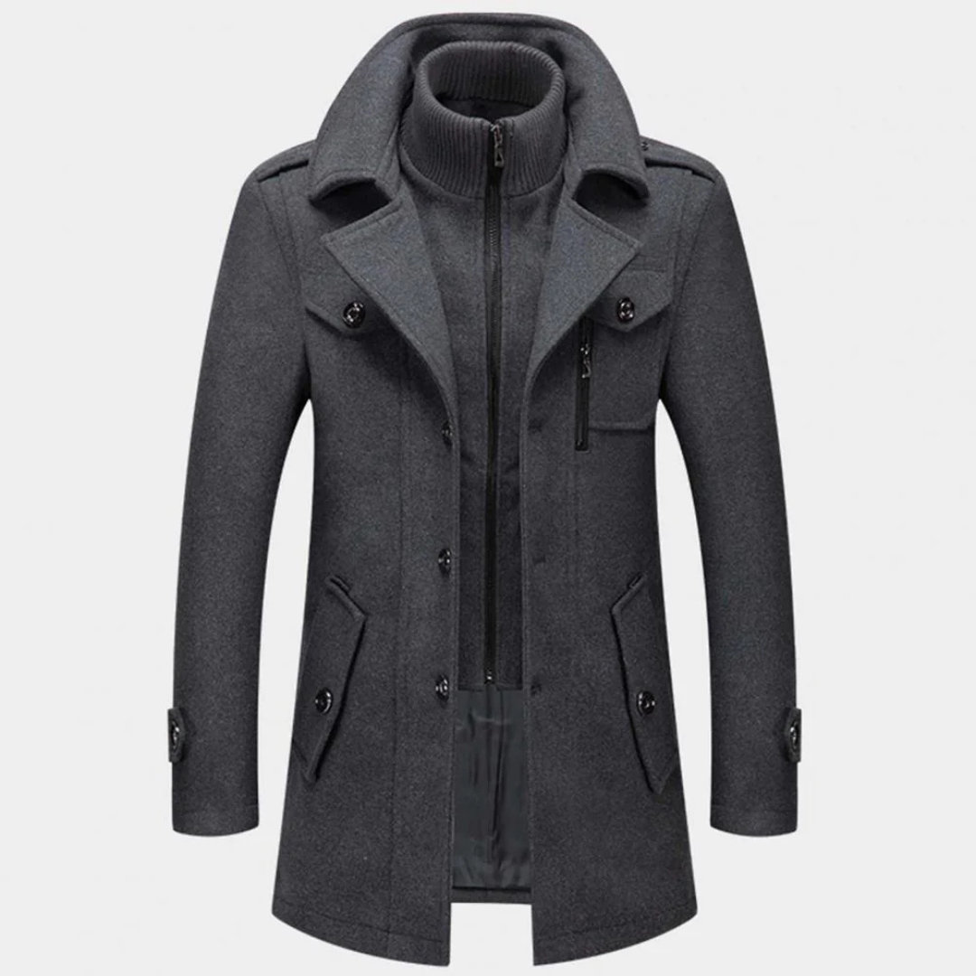Winterjacke Herren mit Stehkragen & Eleganter Passform – NordSpur München Coat