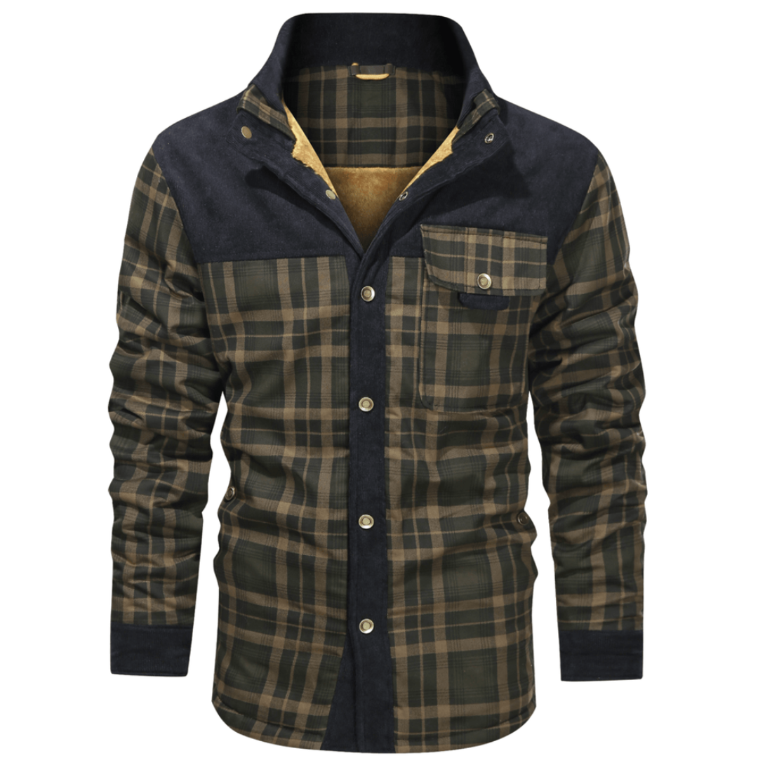 Flanelljacke Herren gefüttert & kariert – NordHaven Lumber Coat