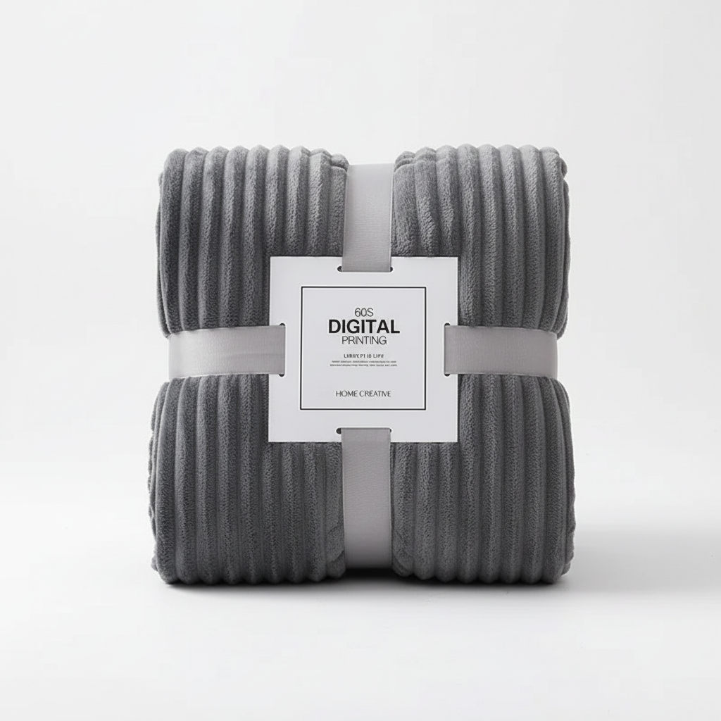 Nordspur | Thick Coral Velvet Wurfdecke