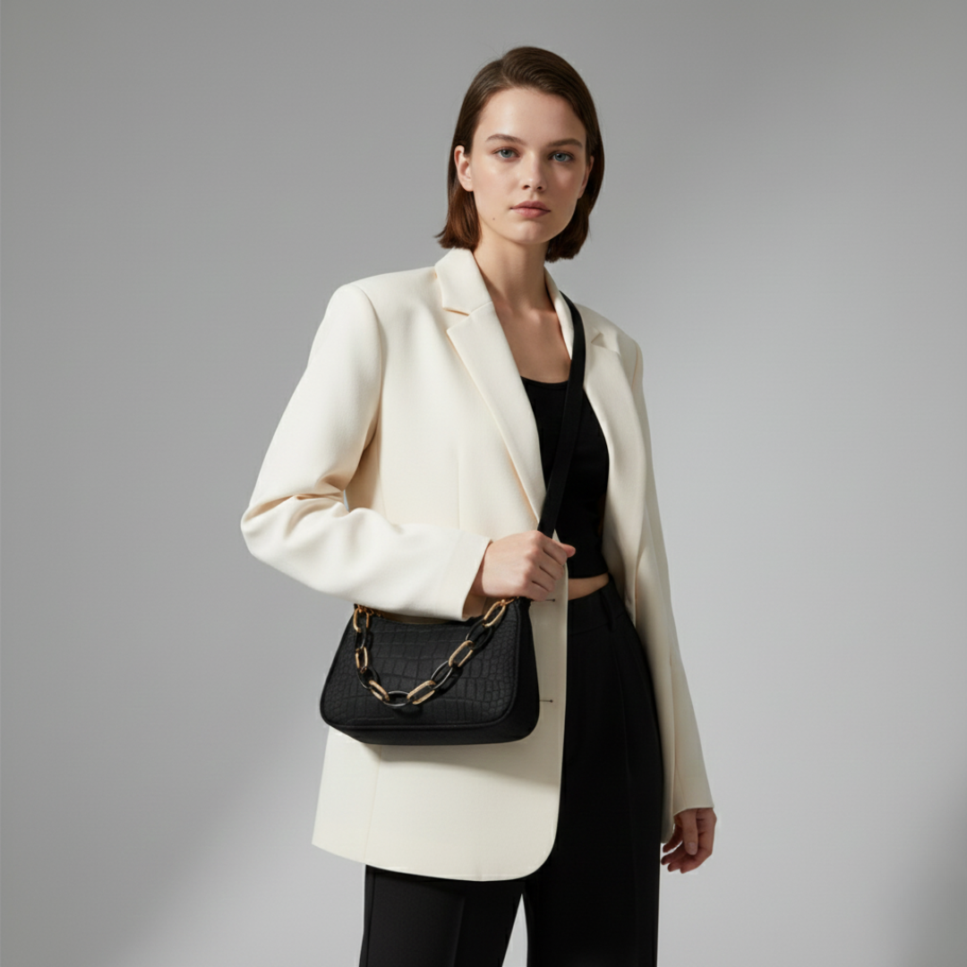 Nordspur | Kleine Filz-Sichel-Tote-Tasche