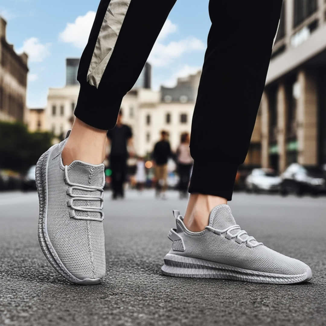 Orthopädische Herren-Walkingschuhe atmungsaktiv & leicht – OrthoStep ARON
