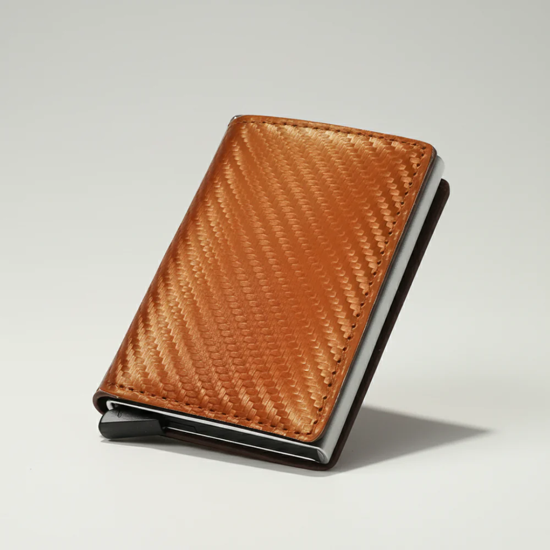 Nordspur | CardLuxe Minimalistischer Kartenhalter-Geldbörse