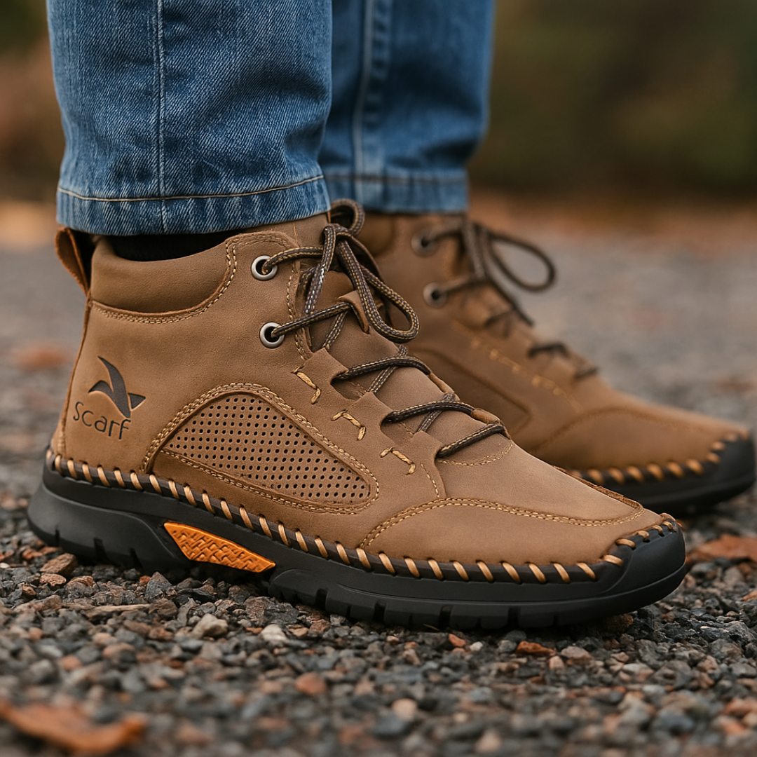 Schuhe Leder wasserdicht & bequem – St. Moritz Walkers