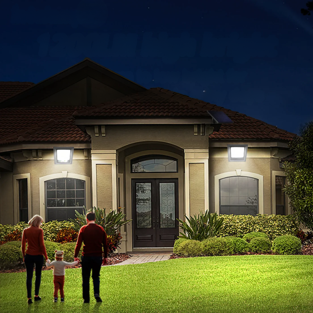 Nordspur | Duales Solar-LED-Flutlicht-Set
