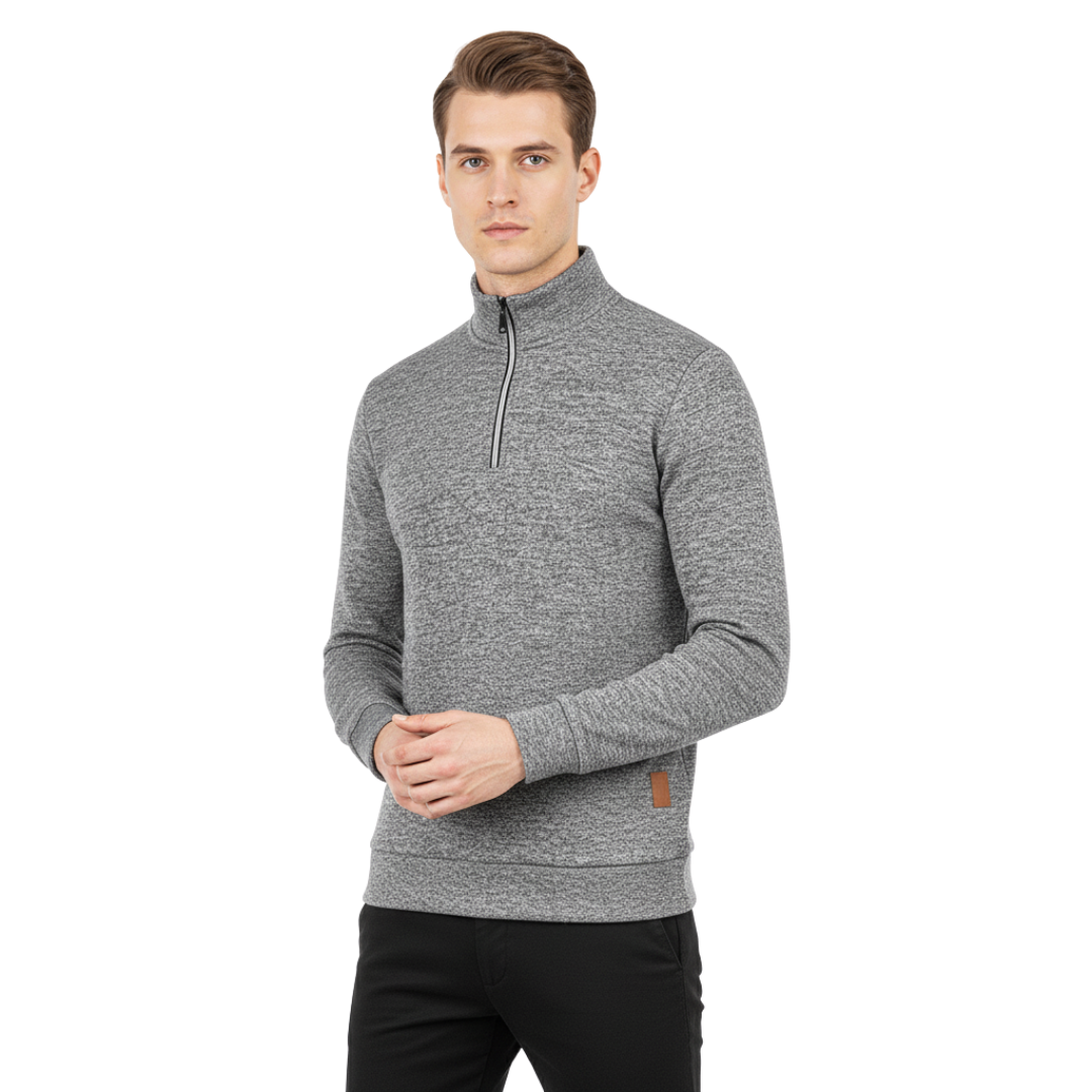 Nordspur | WinterLoom Strickpullover mit Reißverschluss