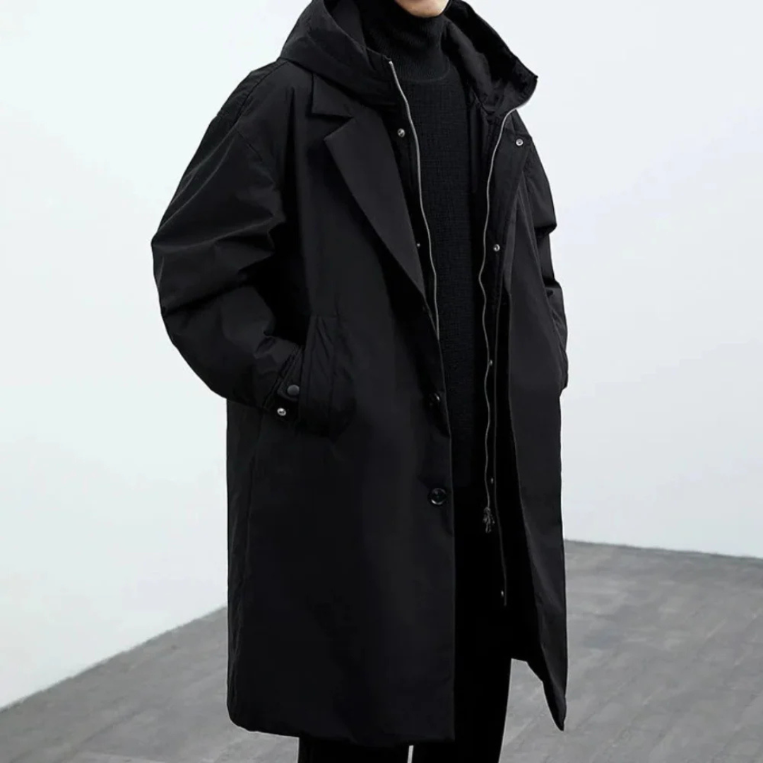 Wind- & Wasserdichte Herbstjacke mit Kapuze – StormGuard Coat