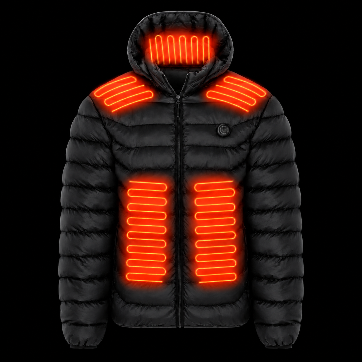 Unisex Beheizte Pufferjacke – Warmer & Komfortabler Wintermantel