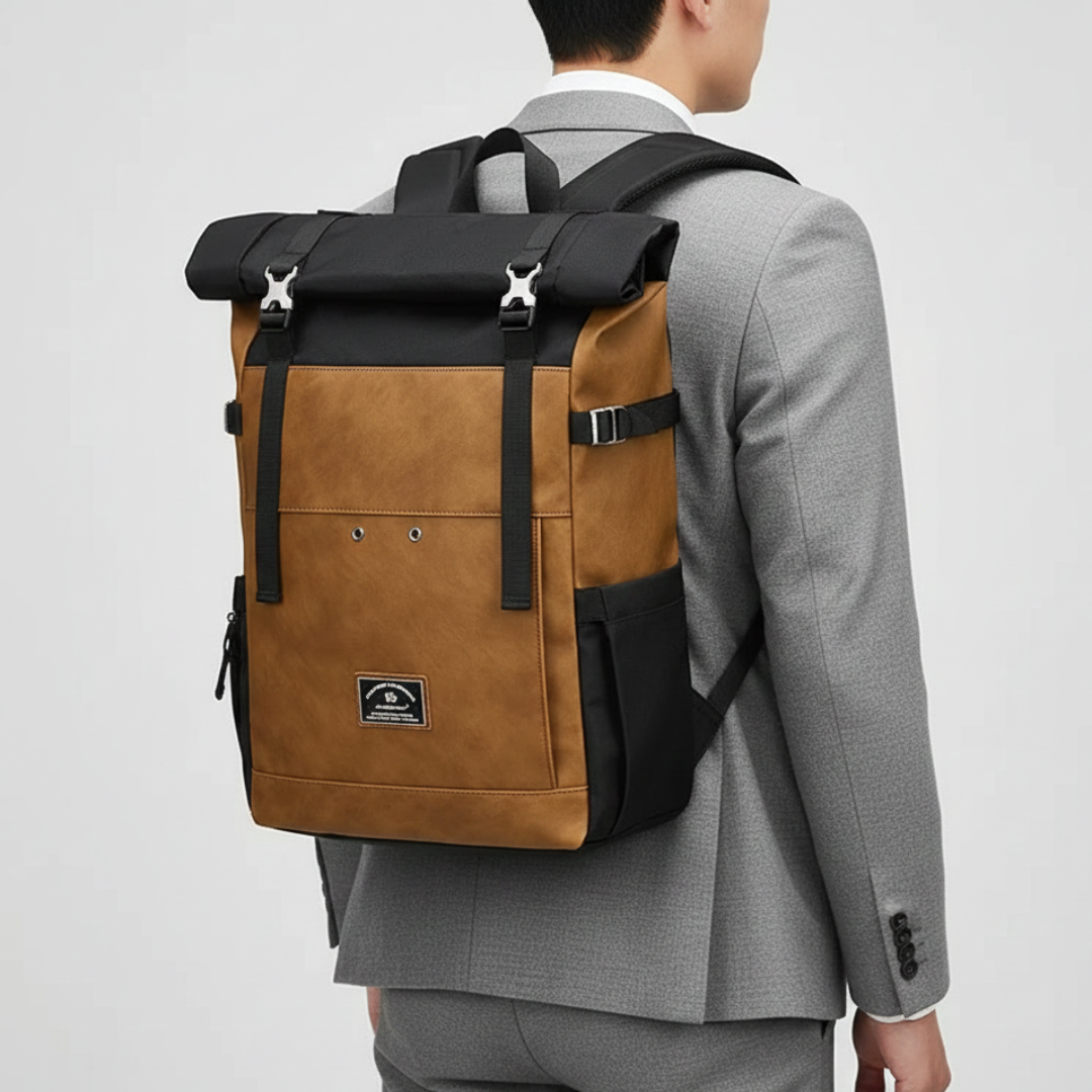 Nordspur | Rolltop-Rucksack mit großem Fassungsvermögen