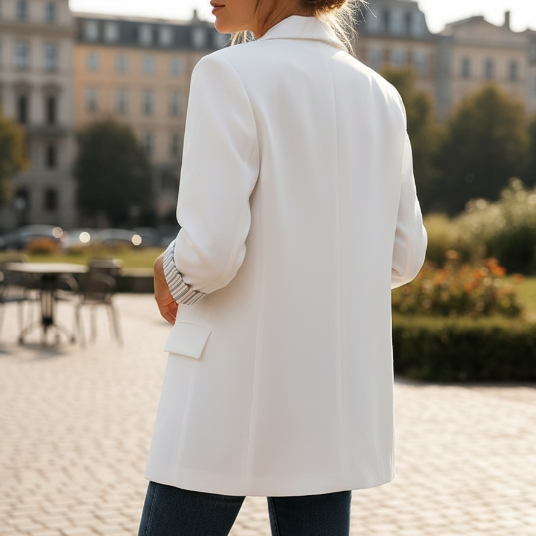 Mantel Damen mit Vintage-Revers & Taschen – Nordveil Blazer
