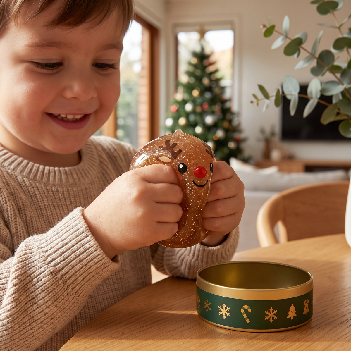 Weihnachts-Dumpling Squishy Anti-Stress-Spielzeug-Set