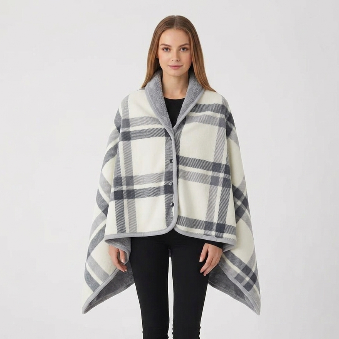 Nordspur | Tragbares Flanell-Umhang-Decke