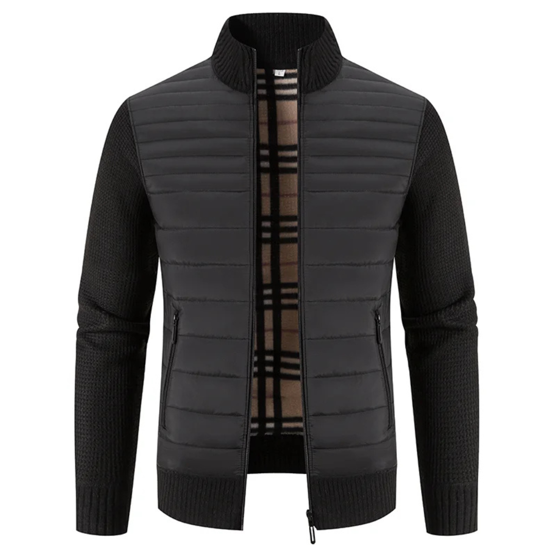 Fleecejacke mit Strickärmeln & warmer Innenfütterung – Nordspur WinterEase