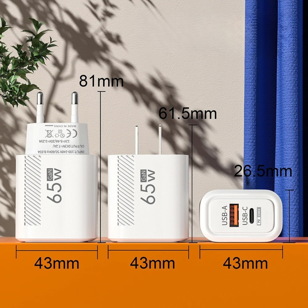 Nordspur | Powerlia Kompaktes Dual-Port-Wandladegerät