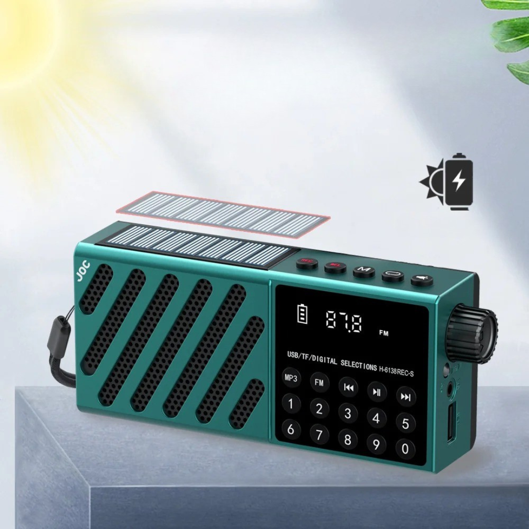 Nordspur | SunTone Tragbares solarbetriebenes Radio