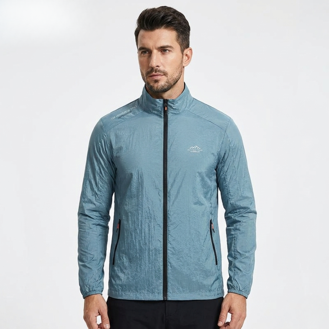 Leichte UV-Schutzjacke für Herren – Winddichte Sommer Outdoor Windjacke