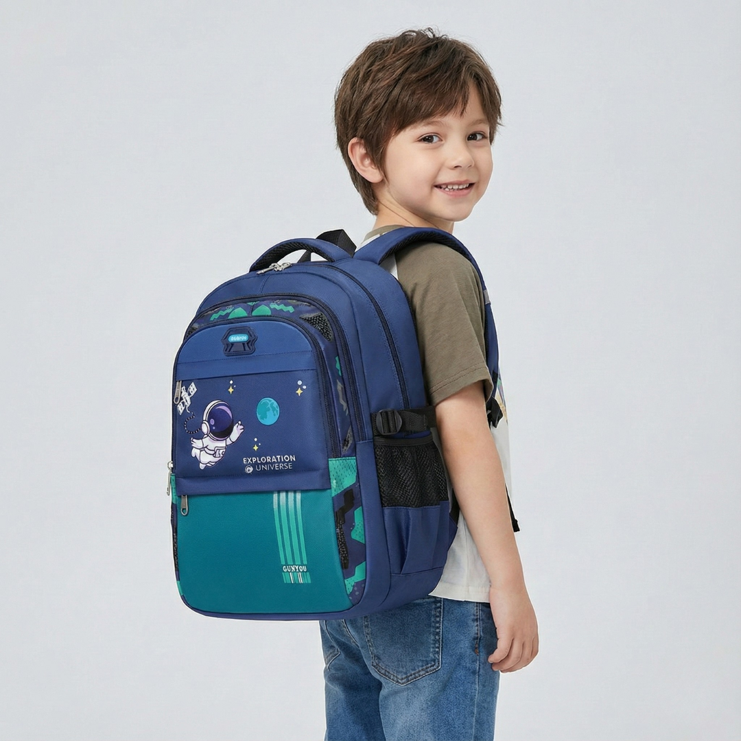 Nordspur | AstroVibe Wasserdichter Polyester-Schulrucksack