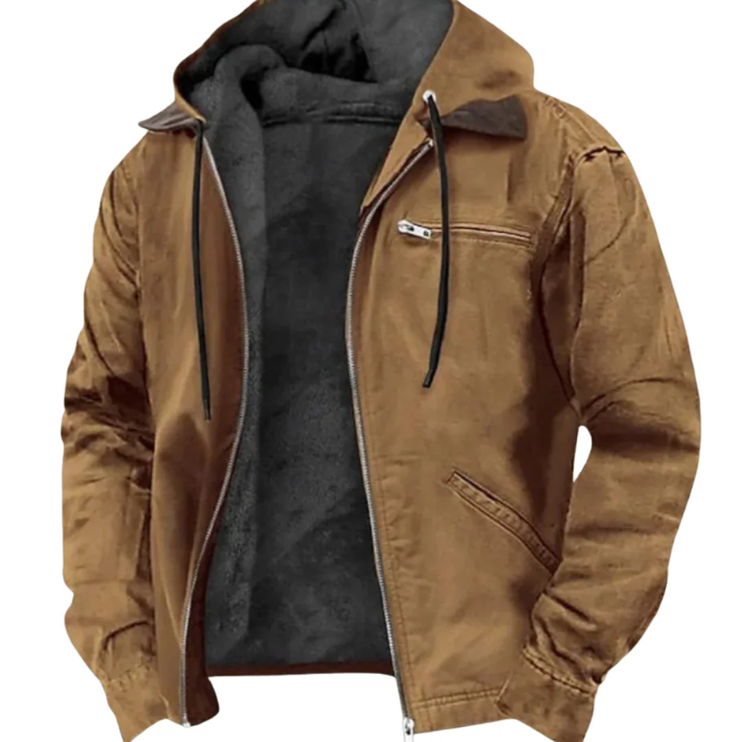 Herbstjacke mit warmer Fleece-Innenseite & Kapuze – Nordspur UrbanHeat