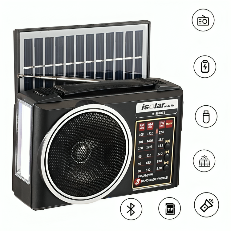 Nordspur | Solaraudio Tragbares Solarnotfallradio