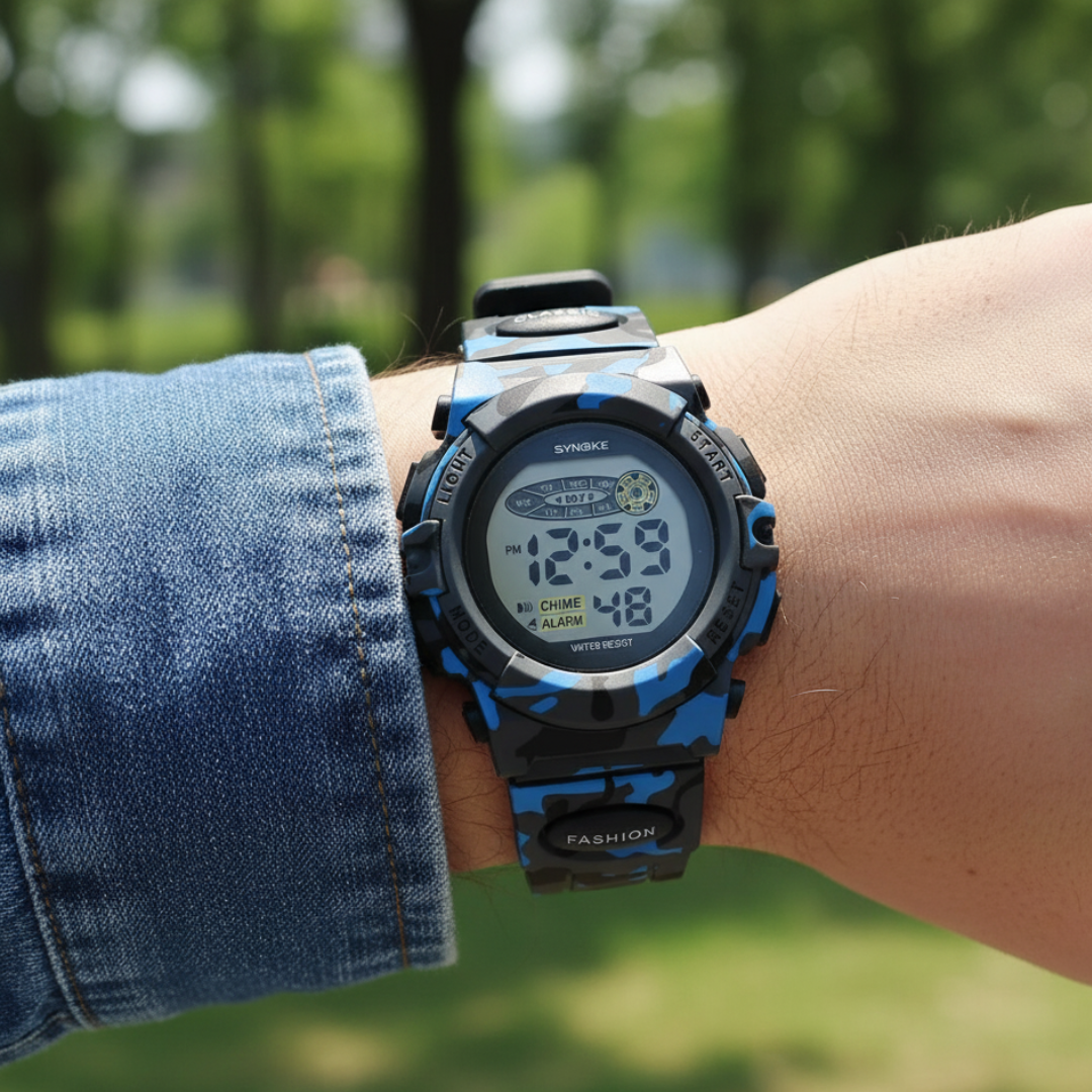 Uhren für Kinder wasserdicht & stoßfest – TimeGuard Kidswatch