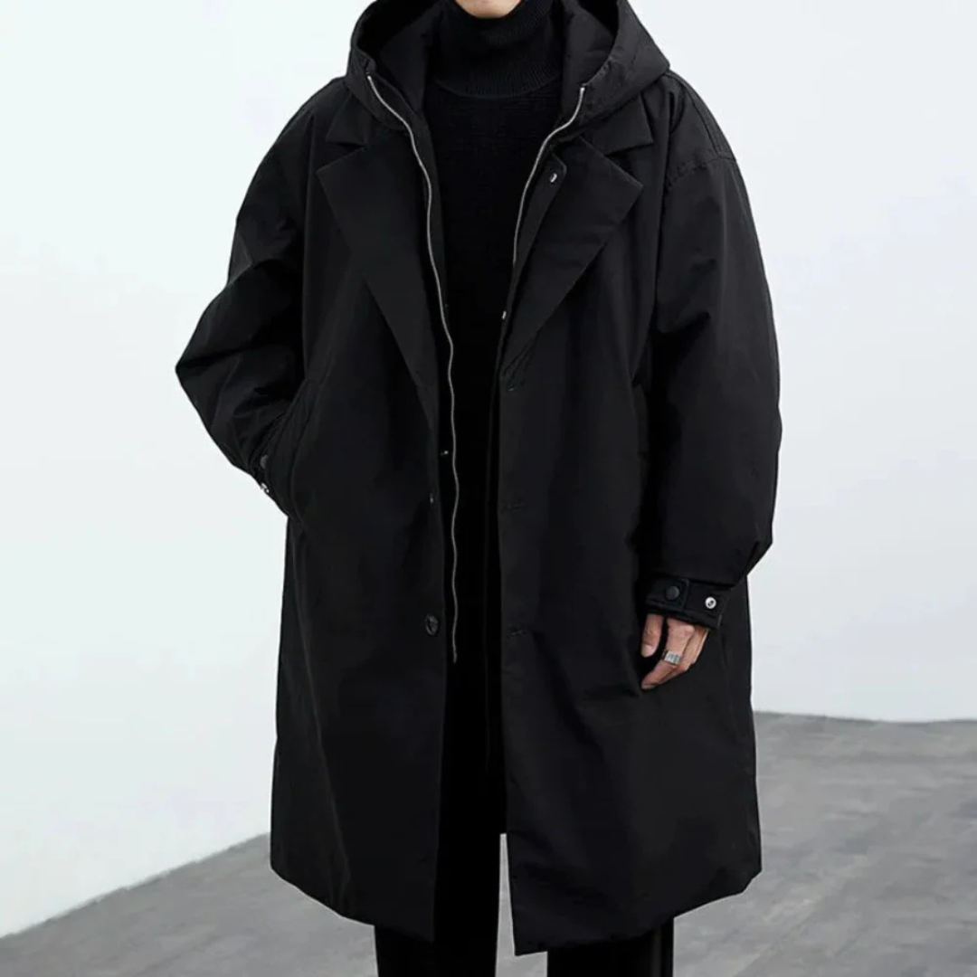 Wind- & Wasserdichte Herbstjacke mit Kapuze – StormGuard Coat
