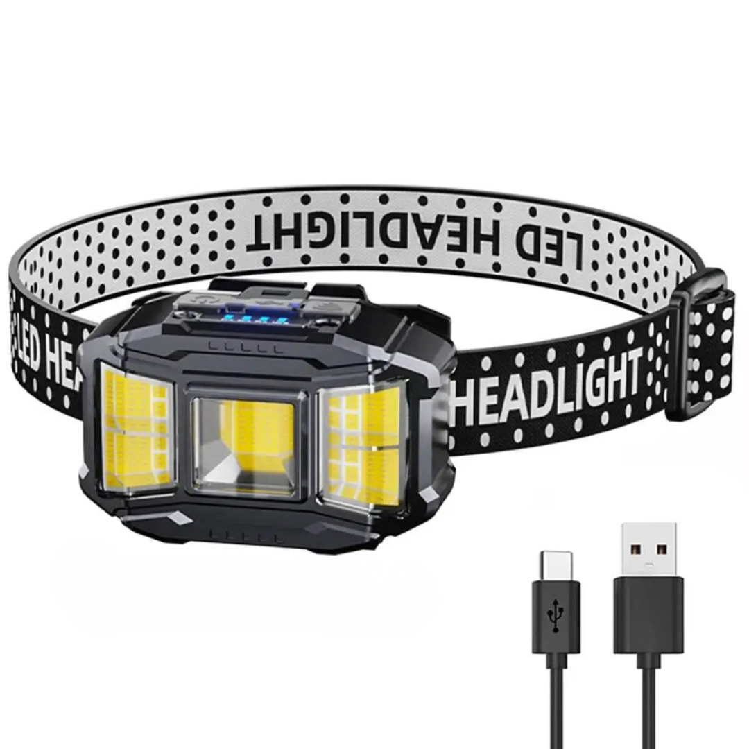 Nordspur | NightVanta Aufladbare COB-LED-Stirnlampe