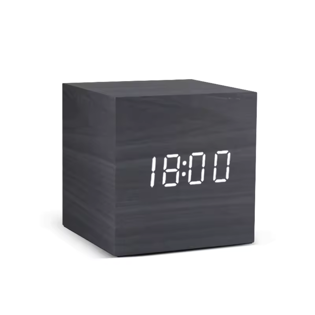 Digitaler Wecker mit LED-Anzeige & Sprachsteuerung – CubeGlow Clock