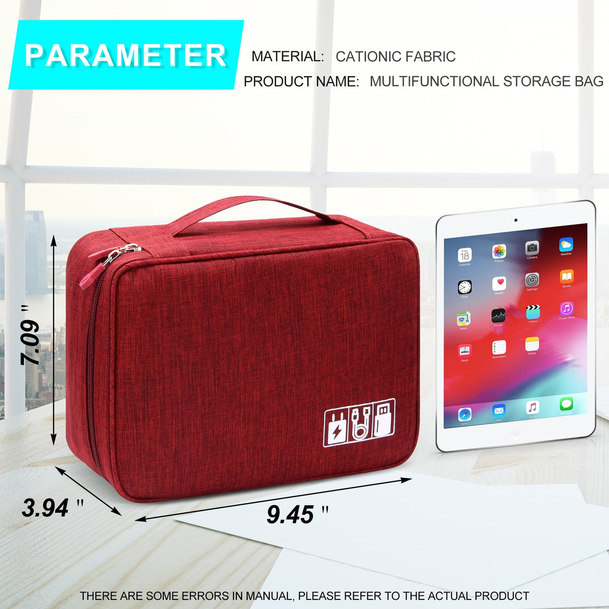 Reise-Elektronik- und Kabel-Organizer-Tasche