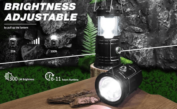 Zusammenklappbare LED Campinglampen Leicht Wasserdicht Solar