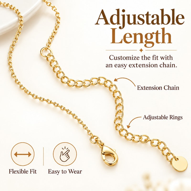 Minimalistisches Choker mit fünf Kristallen