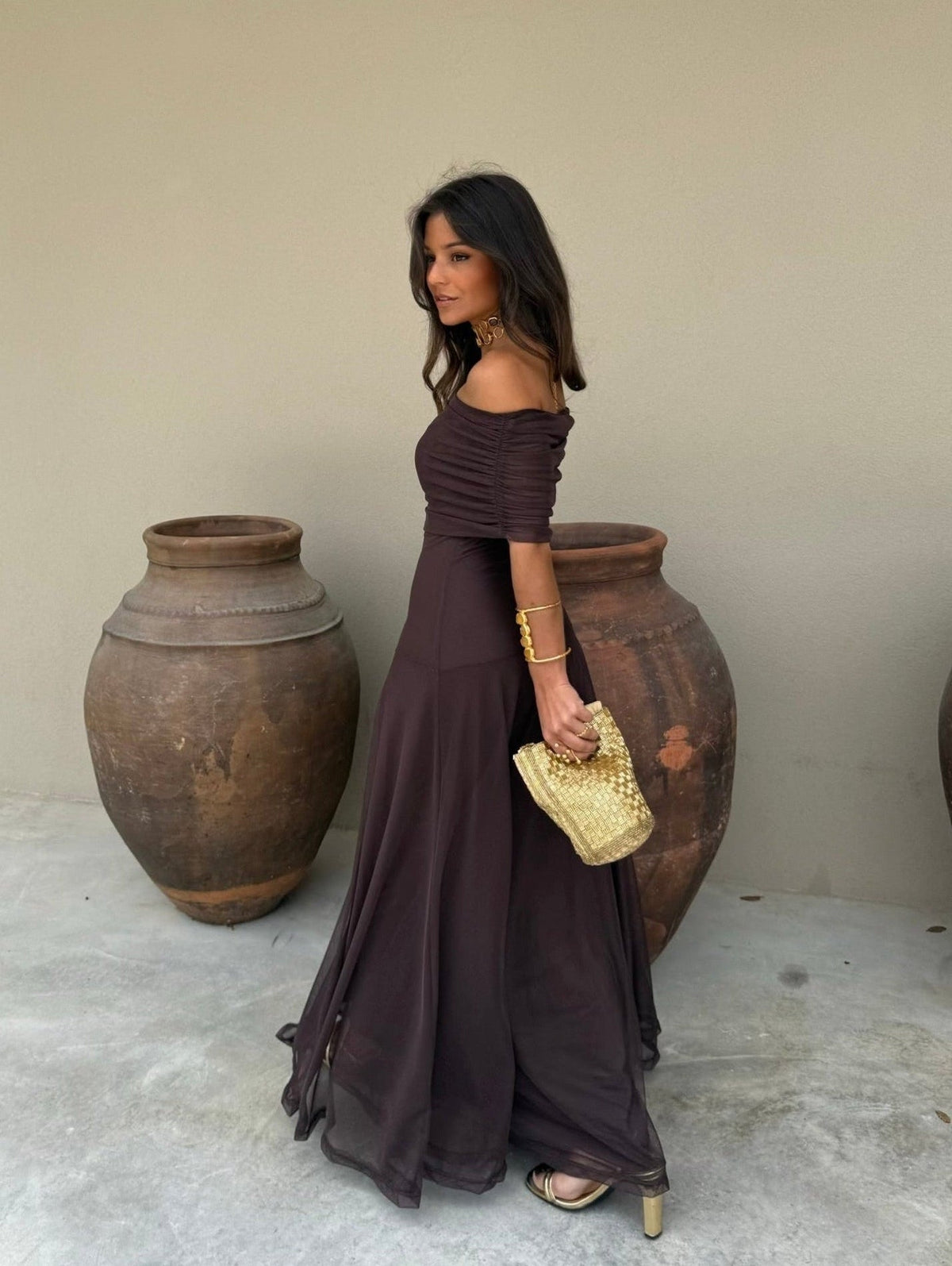 Valentina Kleid - Braun