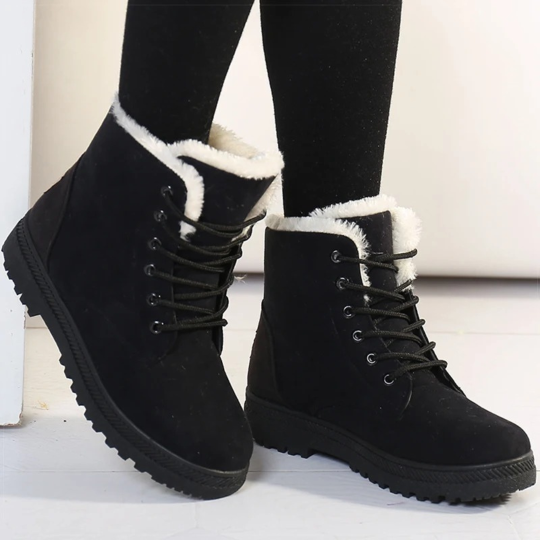 Damen Winter Schuhe mit Warmfutter & Rutschfester Sohle – SnowLuxe Boots