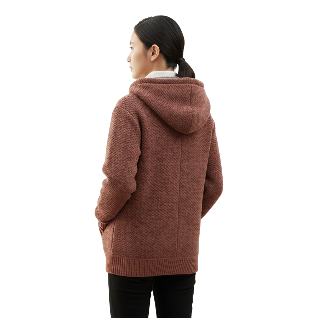Nordspur | StoneWeave Kapuzenpullover mit Struktur